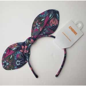 Gymboree Girls Bow Headband Gray Green Pink Knot | New with Tags